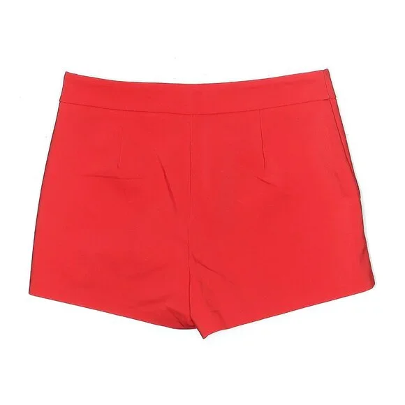 Express Size 2 Red Shorts Dressy - Picture 2 of 3